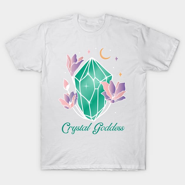 Crystal Goddess T-Shirt by ArtbyLaVonne